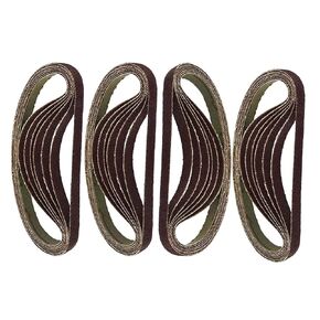 Carbide Sanding Belts, 25pcs 10x330mm Air Finger Sanding Belt Abrasive Pnuematic Woodworking Polishing Tools in Saudi Arabia