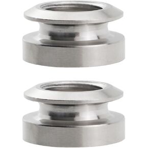 2PCS Silver Guitar Metal End Pin Jack Button 3/8-32 Threaded Pickup Cover for Replacing Acoustic Guitar Strap in Kuwait