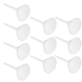 12pcs 75mm Plastic Laboratory Funnel Set, Triangle Pp Filter Filling Funnels for Scientific Experiments and Liquid Transfer in Kuwait