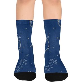 جوارب عيد الفصح الداكنة للمشي لمسافات طويلة - جوارب شتوية حرارية سميكة دافئة للأولاد والبنات الصغار للمدرسة، والارتداء اليومي والأنشطة الخارجية in Kuwait