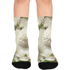 جوارب أنيقة للتنزه سيرًا على الأقدام لعيد الفصح - جوارب شتوية سميكة دافئة للأولاد والبنات الصغار للمدرسة، والارتداء اليومي والأنشطة الخارجية in Kuwait