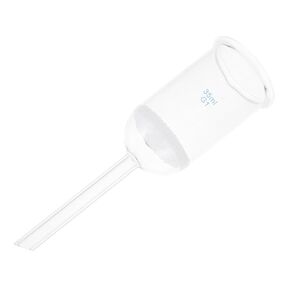 Holibanna Glass Sand Core Filtering Funnel 35Ml Acid-Resistant Laboratory Glassware Funnel for Lab Experiments and Powder Transfer in Kuwait
