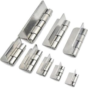 304 الفولاذ المقاوم للصدأ سميكة غير مسامية ملحومة المفصلي المعدات الميكانيكية باب خزانة 2 قطعة (40 × 32) in Kuwait