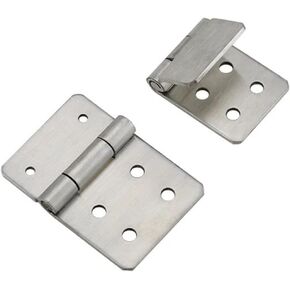 304 الفولاذ المقاوم للصدأ غير المتماثلة للطي المفصلي خزانة صناعية باب معدات صندوق 1 قطعة (65.5x46 مللي متر) in Kuwait