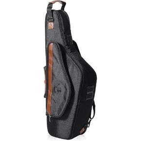 حافظة TIDTALEO Alto Saxophone من قماش أكسفورد المبطن حاوية الآلات الموسيقية خفيفة الوزن وقابلة للحمل وحقيبة حماية للاعبي الساكسفون in Kuwait