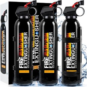 طفاية حريق للمنزل - طفاية حريق للسيارة مع حامل، طفاية حريق صغيرة ABC، طفاية حريق مائية للسيارة/المنزل/المطبخ/الشاحنة/البحرية/القارب/المركبة/utv/rv (3) in Kuwait