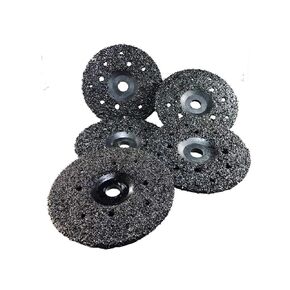 10 عبوات من أقراص Ultra Zek Wheels GRIT 16 أقراص كربيد السيليكون شديدة التحمل مقاس 7/8 بوصة - القطر 4.5 بوصة in Kuwait