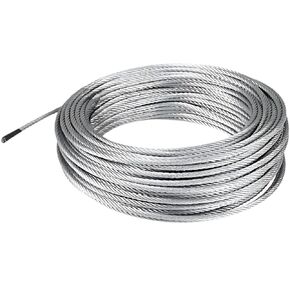 Galvanized Aircraft Cable Wire Rope 1/8" 7x19-500 ft Reel for DIY Cable Decking Railing System, Marine Grade in Kuwait