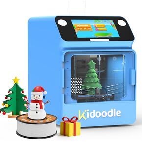 طابعة كيدودل ثلاثية الأبعاد للأطفال - طابعات ألعاب ثلاثية الأبعاد، مكتبة ألعاب ضخمة تحديث أسبوعي، واي فاي والتحكم في التطبيقات، سرعة طباعة أسرع تصل إلى 600 مم/ثانية، طابعة صغيرة ثلاثية الأبعاد للأطفال، آمنة للأطفال، سهلة الاستخدام in Kuwait