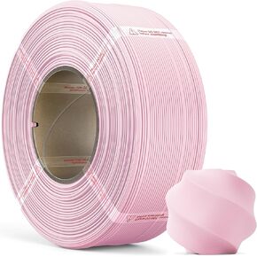 PLA Matte, Pre-Dried Refill Filament 1kg (2.2lbs) for Reusable Spools, 1.75mm Spool-Less 3D Printing Filament, Compatible with Bambu Lab 3D Printers – Sakura Pink in Saudi Arabia