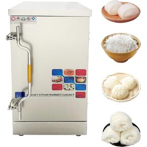 Commercial Electric Steaming Cabinet Intelligent Steamer Cabinet 12 Tray Commercial Electric Steamer Gas Multi-purpose Steam Warmer with 12 Trays for Cooking Food, 110V 12Kw in Kuwait