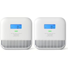 كاشف أول أكسيد الكربون X-Sense، بطارية مدمجة تعمل لمدة 10 سنوات، كاشف أول أكسيد الكربون المحمول للمنزل، موديل XC0K-SN، عبوتان in Kuwait