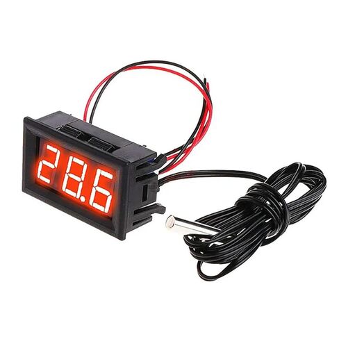 5 فولت 12 فولت 0.56 "" LED ميزان الحرارة الرقمي سيارة داخلي حاضنة خارجية حوض السمك جهاز قياس درجة الحرارة محطة الطقس رصد in Kuwait