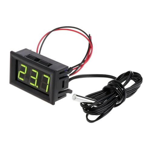 5 فولت 12 فولت 0.56 "" LED ميزان الحرارة الرقمي سيارة داخلي حاضنة خارجية حوض السمك جهاز قياس درجة الحرارة محطة الطقس رصد in Kuwait