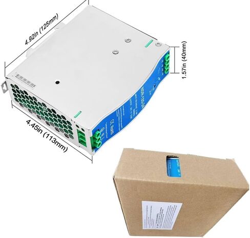 Din Rail Power Supply NDR-120-24 24 Volt 24V 5A 120W SMPS for Industrial Equipment CNC Lighting Telecom, PLC, 3D Printer & Security in Kuwait