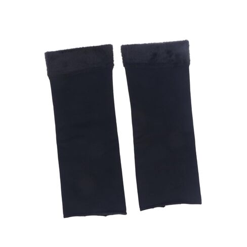 CALLARON 2pcs Thicken Knee Support Socks Protection for Sports Running Hiking Basketball Football Black in Saudi Arabia