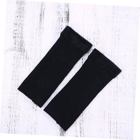CALLARON 2pcs Thicken Knee Support Socks Protection for Sports Running Hiking Basketball Football Black in Saudi Arabia