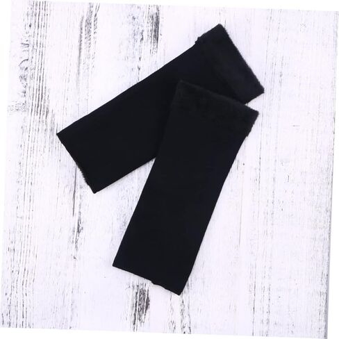 CALLARON 2pcs Thicken Knee Support Socks Protection for Sports Running Hiking Basketball Football Black in Saudi Arabia