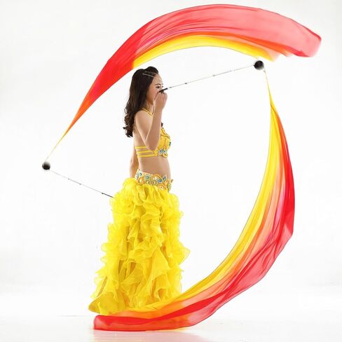 Belly Dance Poi Chain and Scarf Set for Performances in Saudi Arabia