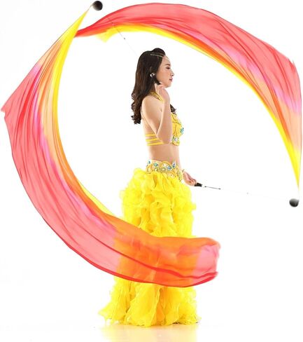 Belly Dance Poi Chain and Scarf Set for Performances in Saudi Arabia