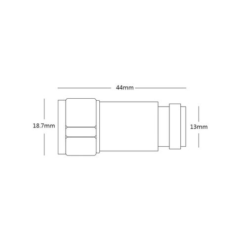 DC-6GHz 2W N-Type Male to Female Fixed Attenuator 50O Coaxial Connector(10db) in Saudi Arabia