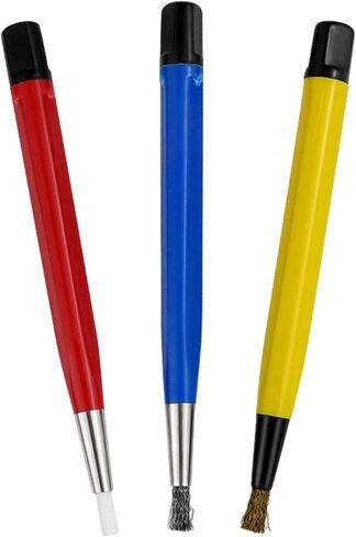 3Pcs Fiberglass Scratch Brush Pen Jewelry Watch Coin Electronic Application Removing Rust Coin in Saudi Arabia