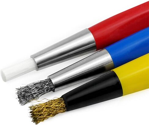 3Pcs Fiberglass Scratch Brush Pen Jewelry Watch Coin Electronic Application Removing Rust Coin in Saudi Arabia
