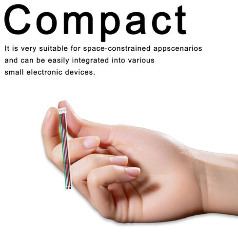 4PCS 5 Wire Guitar Pickup Connector 1.25mm Pitch 5 Pin Male Plug Quick Connect Adapters 28AWG 10cm Cable for Control PCB Board, with Heat Shrink Tubing in Saudi Arabia