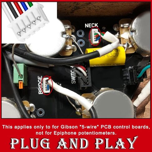 4PCS 5 Wire Guitar Pickup Connector 1.25mm Pitch 5 Pin Male Plug Quick Connect Adapters 28AWG 10cm Cable for Control PCB Board, with Heat Shrink Tubing in Saudi Arabia