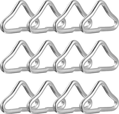 Veemoon 20pcs Trampoline Replacement Triangle Buckle Metal Triangle Rings Buckle Universal Accessories for Trampoline Replacement Repair Easy to Use Quick Connect in Saudi Arabia