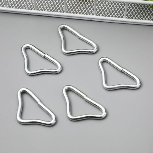 Veemoon 20pcs Trampoline Replacement Triangle Buckle Metal Triangle Rings Buckle Universal Accessories for Trampoline Replacement Repair Easy to Use Quick Connect in Saudi Arabia