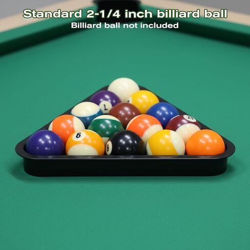 حامل كرة البلياردو البلاستيكي، إطار منظم كرة الطاولة، حامل مثلث بلاستيكي لكرات البلياردو، رفوف كرات البلياردو الماسية تناسب حمامات البلياردو القياسية مقاس 2-1/4 بوصة in Kuwait