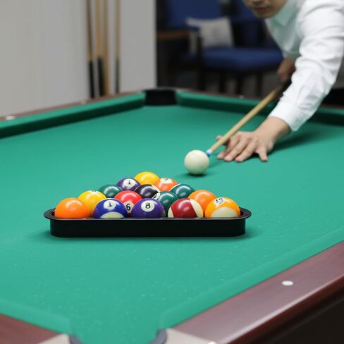 حامل كرة البلياردو البلاستيكي، إطار منظم كرة الطاولة، حامل مثلث بلاستيكي لكرات البلياردو، رفوف كرات البلياردو الماسية تناسب حمامات البلياردو القياسية مقاس 2-1/4 بوصة in Kuwait