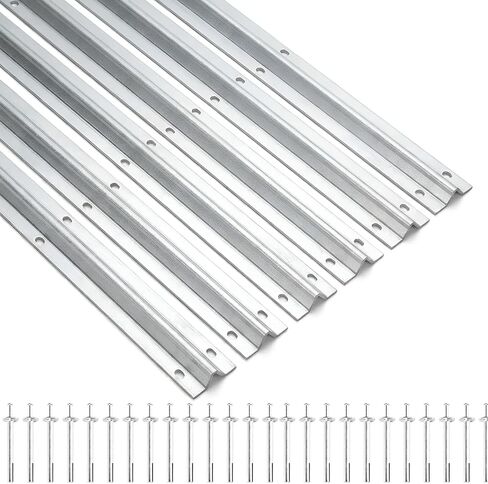 مسار V مجلفن مقلوب بطول 24 قدمًا لبوابة انزلاقية مقاس 1 بوصة OD على شكل V-Groove، بوابة درب مع محرك مطرقة في المراسي، مسار بوابة درب منزلق للخدمة الشاقة in Kuwait
