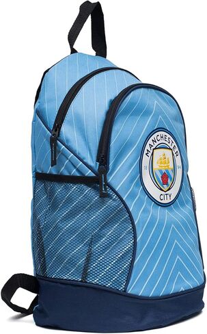 حقيبة ظهر مكابي آرت مانشستر سيتي بسحاب مزدوج باللون الأزرق in Kuwait