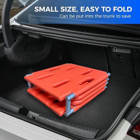 Water Floating Stretcher PE 2-Fold Emergency Rescue Spine Board - Durable Plastic Life Board with Seat Belt for First Responders, Supports 353lbs Weight Capacity, Rc-e9 in Saudi Arabia