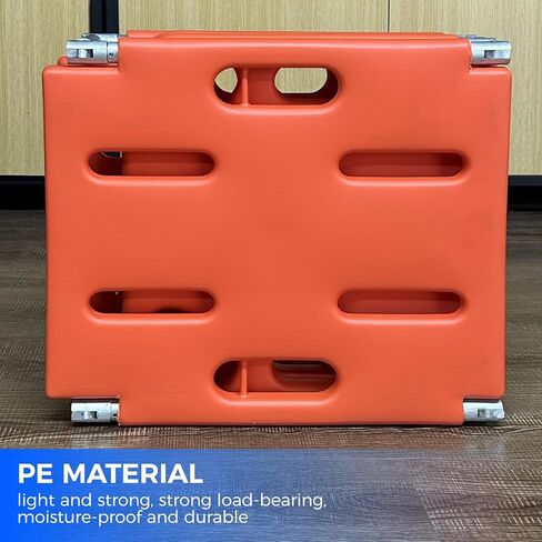 Water Floating Stretcher PE 2-Fold, Emergency Rescue Spine Board with Seat Belt, First Responder Life Board, Heavy Duty 353lbs Capacity, Ideal for Water Rescue & Emergency Response, Rc-e9 in Saudi Arabia