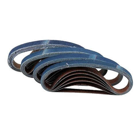 أحزمة صنفرة من الكربيد، 25 قطعة من أحزمة الصنفرة الزركونيوم 10 مم 330*40/60/80/120 حبيبة in Kuwait