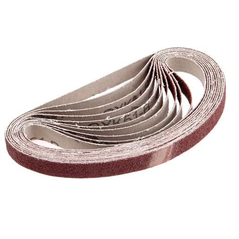 Carbide Sanding Belts, 10Pcs 330 * 10mm Abrasive Polishing Sanding Belt Sanders 80 Grit Aluminium Oxide Grinder in Saudi Arabia