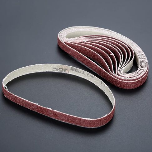 Carbide Sanding Belts, 10Pcs 330 * 10mm Abrasive Polishing Sanding Belt Sanders 80 Grit Aluminium Oxide Grinder in Saudi Arabia