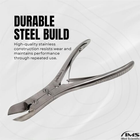 Stainless Steel Bone Cutter 6" Heavy Duty Double Action Forceps with Sharp Curved Blades in Kuwait