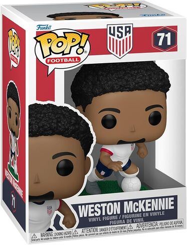 Funko Pop! Football: USA - Weston McKennie - U.S. Men's Soccer Team - Collectable Vinyl Figure - Gift Idea - Official Merchandise - Toys for Kids & Adults - Sports Fans - Model Figure for Collectors in Saudi Arabia