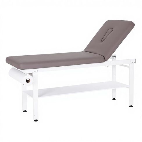 Carenovo 27.6" Width Comfortable Fixed Height Medical Exam Table Backrest Adjustable with Paper Holder and Breath Hole for Clinic Lab Treatment (Blue) in Kuwait