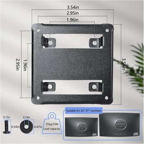 75mmX75mm Monitor Wall Mount Accessories, Compatible For Samsung, CFG70 LC24FG70FQNXZA LC27FG70FQNXZA Bracket Replacement Parts. in Kuwait