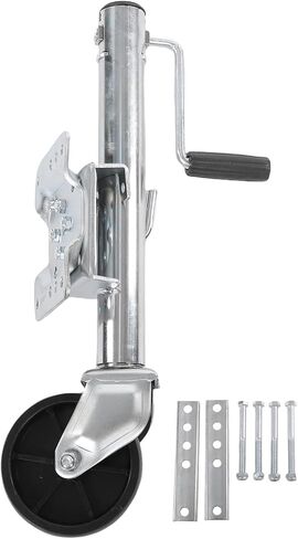Focket Trailer Jack, 1000 Lbs Capacity Swivel Tongue Jack with 360 Degree Wheel for RV Boat Horse Utility Trailers in Saudi Arabia