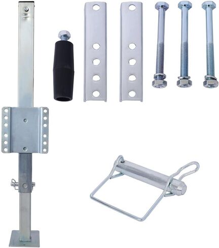 مقبس مقطورة عالي التحمل بوزن 2500 رطل مع ساق متدلية، مقبس أنبوبي مربع مثبت على شكل رأسي بطول 28.6 بوصة، كرنك رياح جانبي، مقبس لسان مقطورة بحرية مثبت بمسامير in Kuwait