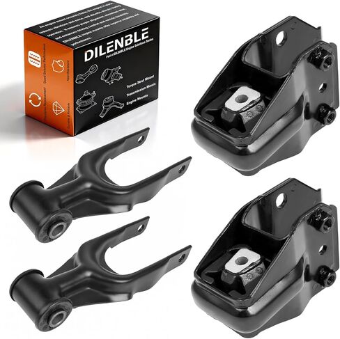 Engine Motor Mount & Trans Mount Replacement for 2006 2007 2008 2009 2010 2011 Chevrolet Impala Front Radiator Support Mounted, Engine Mount Set of 4 Replaces OE# A5263 A5372 EMT00181 EMT00511 in Saudi Arabia