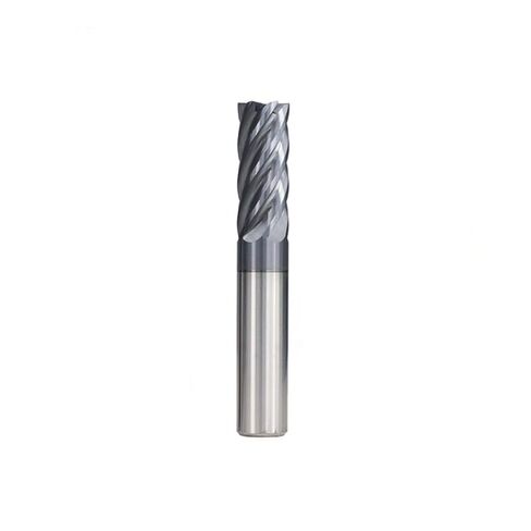 Roughing End Mill 6 Flute CNC Router Bit 6/8/10/12mm Carbide TiAIN Coated HRC55 Machining Milling Tools in Kuwait