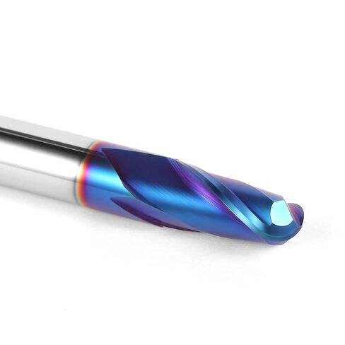 كربيد نهاية مطحنة 2 الناي HRC65 الكرة الأنف R0.5-R6 50L 75L 100L قاطعة المطحنة سبيكة طلاء التنغستن الصلب أداة التصنيع باستخدام الحاسب الآلي مطاحن in Kuwait