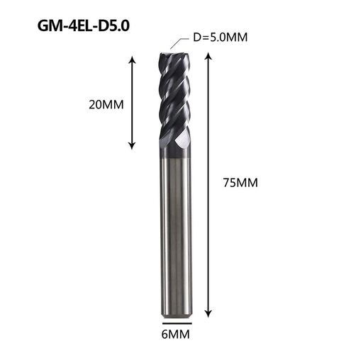 1 قطعة 4 المزامير كربيد نهاية مطحنة D4-D20 CNC جهاز توجيه الخشب بت 1-20 مللي متر قطع القطر التنغستن الصلب قاطعة المطحنة أداة in Kuwait